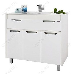 Водолей Мебель для ванной "Габи 120" белая – фотография-2